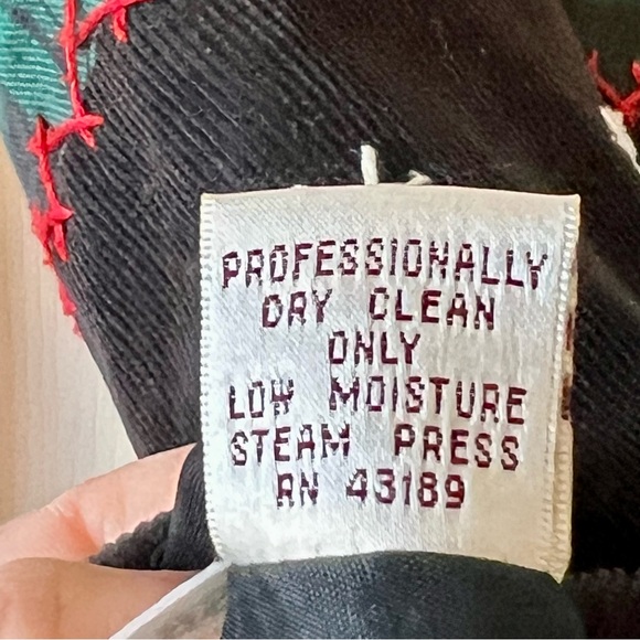 Vintage SUSAN BRISTOL Corduroy Plaid Patchwork Holiday Christmas Vest—SZ. 3X - Picture 8 of 16